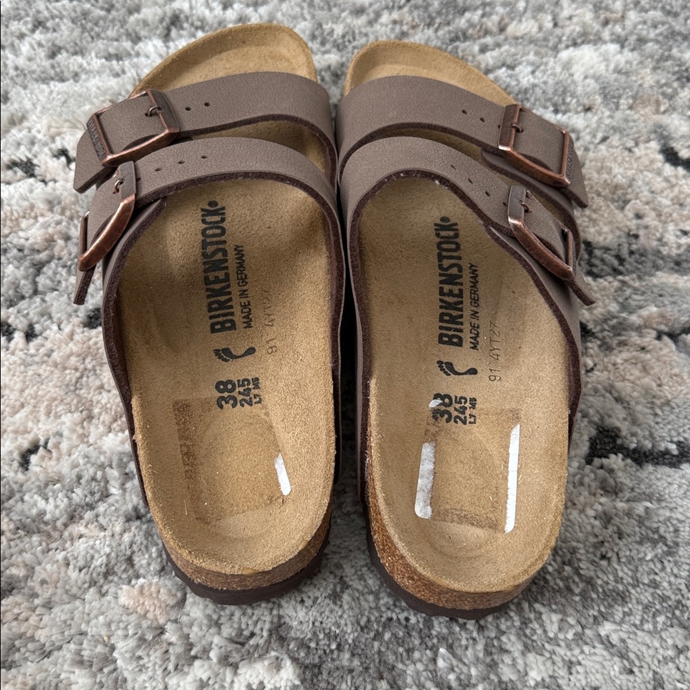 Birkenstock Chocolate Double Strap Sandals size 38 - Picture 2 of 5